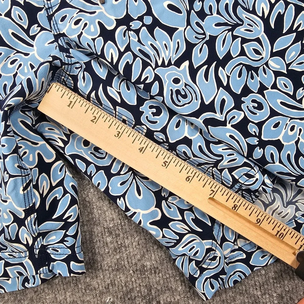Coolibar‎ Swim Trunks Mens S Blue Floral Paisley UPF 50+ Sun Protection Shorts